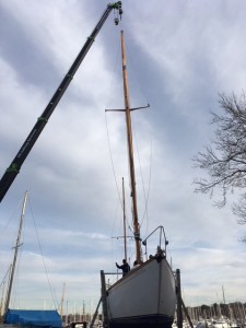 New Mast and crane